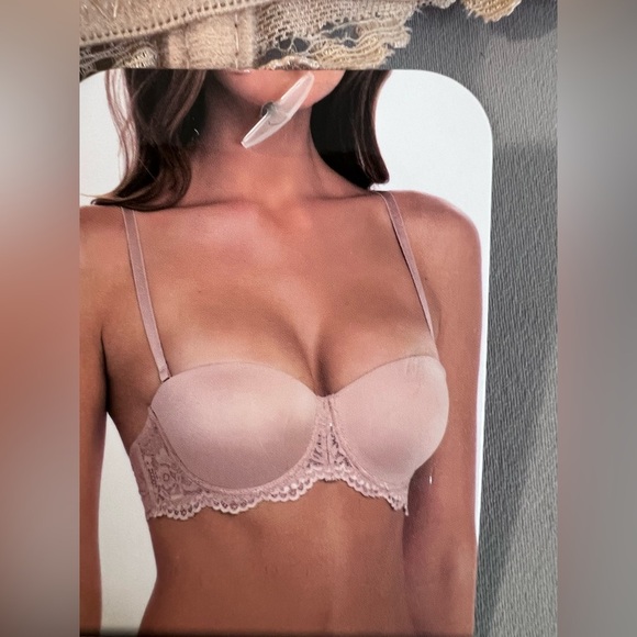 Rene Rofe Womens Beige Lace Multi Way Straps Push-Up Underwire‎ Bra 36B (1 PC) - Picture 2 of 7